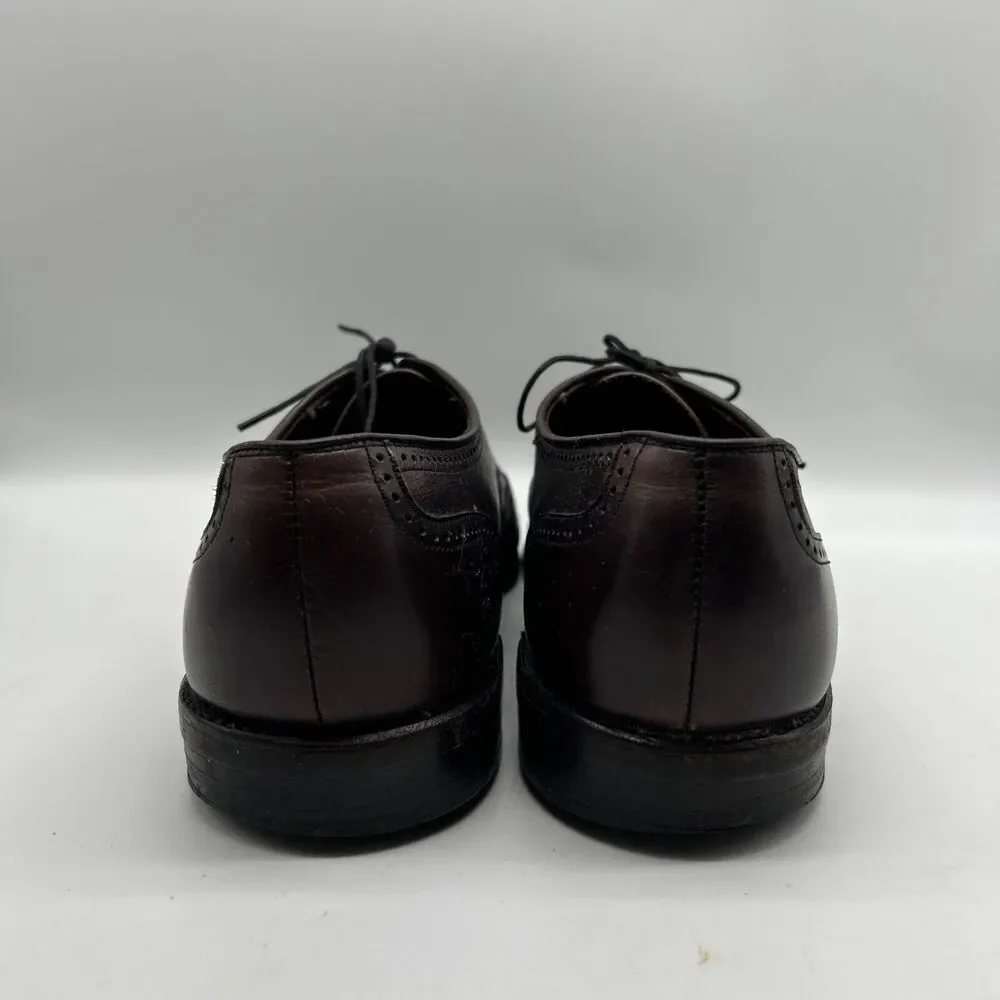 Allen Edmonds Men's Brown Leather Chester Winthrop Oxfords Marlow Shoes‎ 11.5